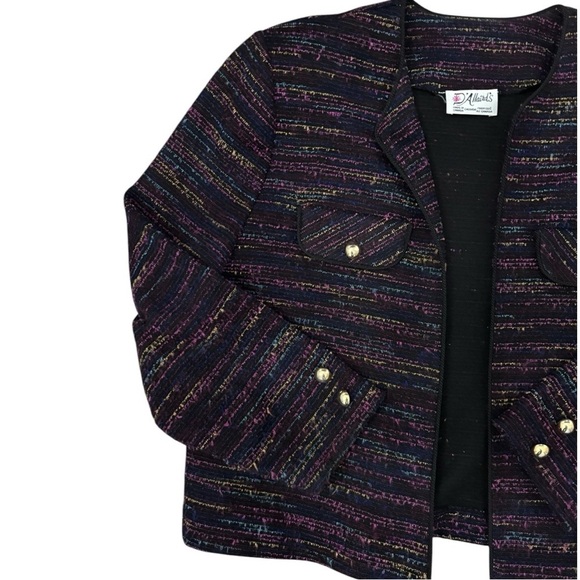 Vintage D’Allaird’s Lightweight Crop Open Front Blazer, M? - Picture 6 of 8